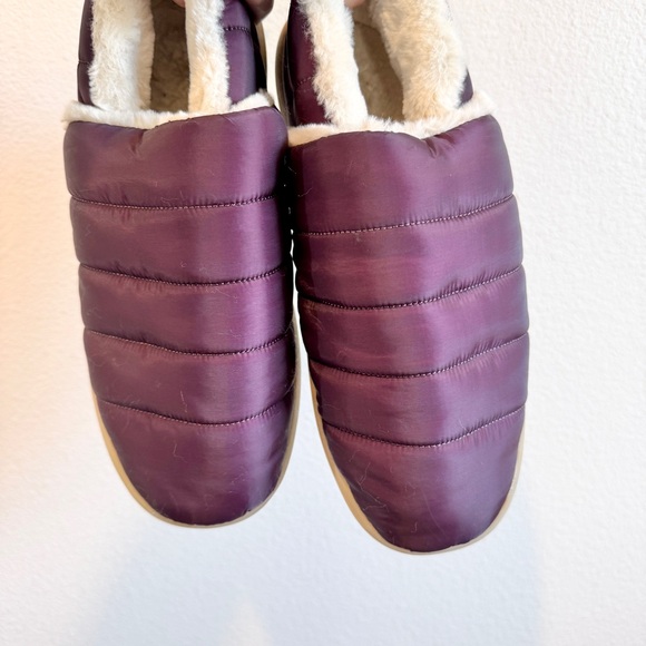 Vionic Tranquil Cozycore Puffer Faux Fur Supportive Slip On Slippers Womens 10 - Picture 3 of 9